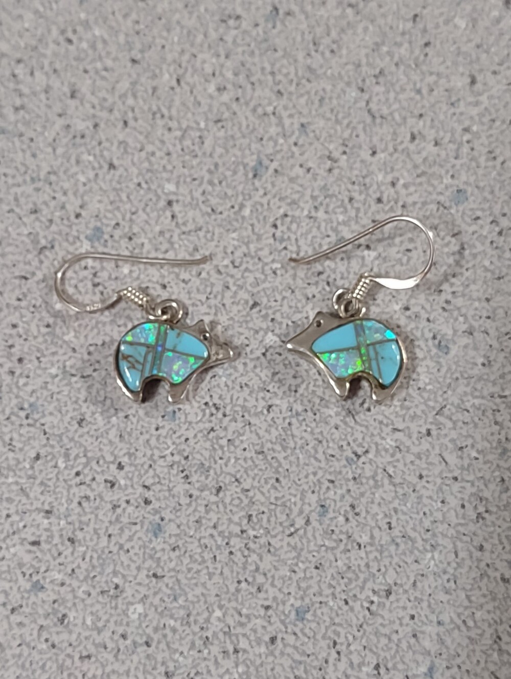 Zuni Bear Earrings